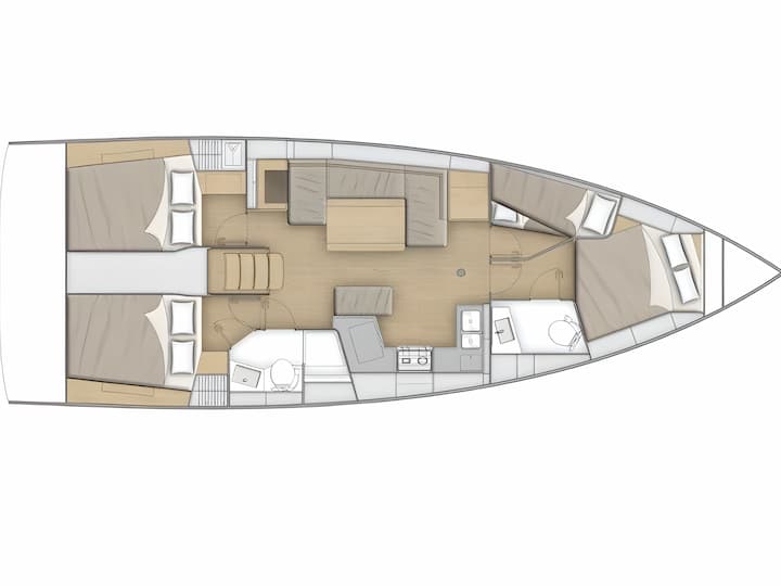 Sukošan 12.49 m Para Charter Velero - #17257 - 2