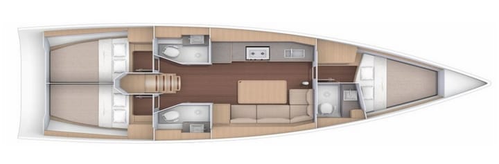 Palermo 11.94 m Voor Charter Zeilboot - #17365 - 4