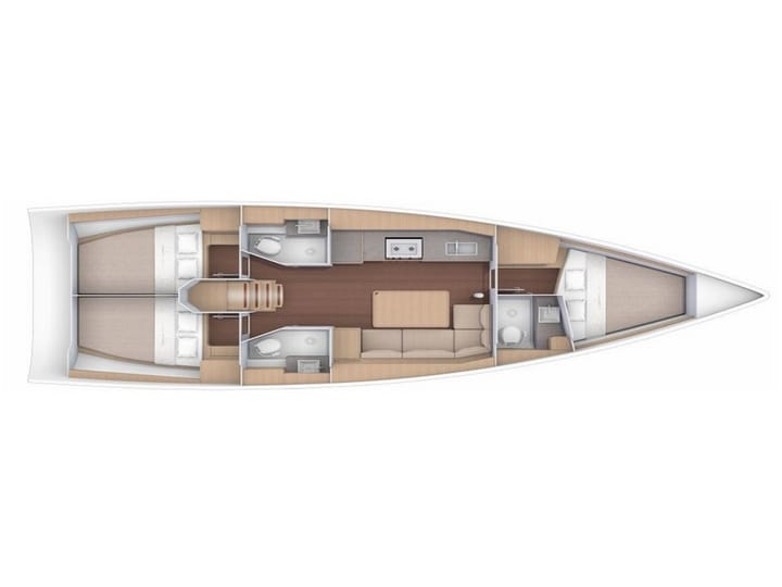Palermo 11.94 m Voor Charter Zeilboot - #17365 - 20
