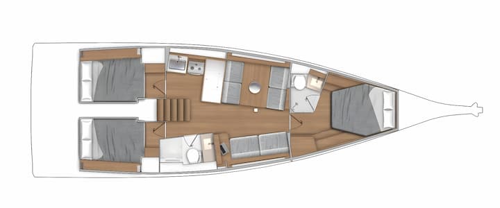 Voilier Beneteau First 44 (2023) pour Charter - Split | #17428 - 2