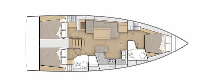 Voilier Beneteau Oceanis 40.1 (2021) pour Charter - Split | #17658 - 2
