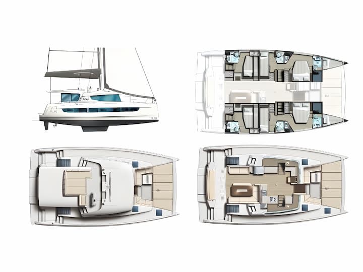Bali 4.8 Kiralık Katamaran (2022) - Atina | #17674 - 2