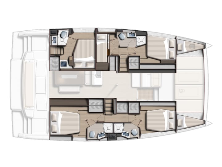 Atene 14.28 m Per noleggio Catamarano - #17739 - 3