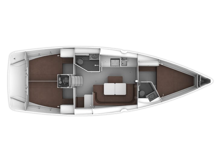 Estocolmo 12.35 m Para Charter Velero - #17869 - 3