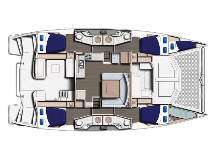 Katamaran Leopard  48 (2016) für Charter - Mahe, Victoria | #1796 - 13