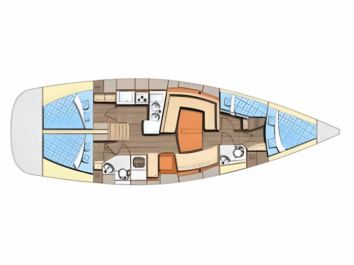 Elan 434 Impression Kiralık Yelkenli (2007) - Pula | #17982 - 2