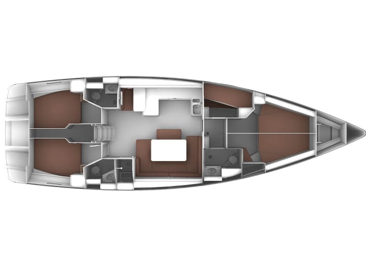 Skiathos 15.6 m Voor Charter Zeilboot - #18009 - 9