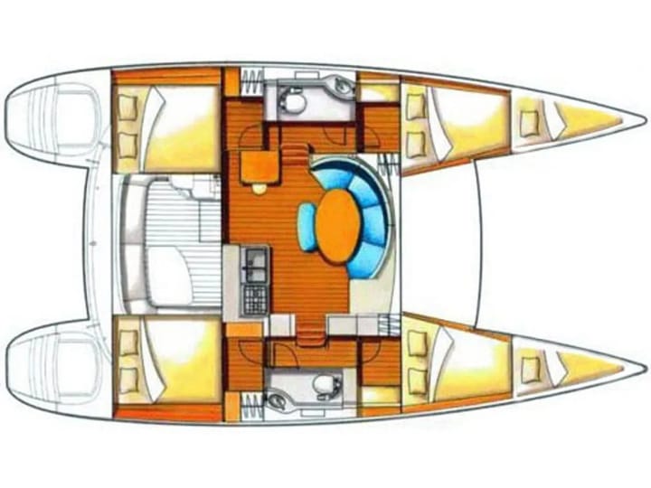  Catamarano Lagoon  380 (2018) per Noleggio, overcloccabile Ajaccio | #18076 - 5