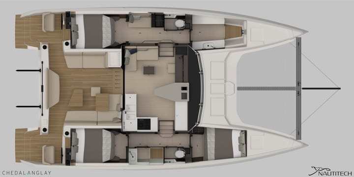 Catamaran Nautitech 44 Open (2023) for Charter - Cogolin | #18106 - 6