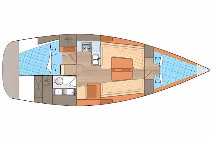 Elan  340 Kiralık Yelkenli (2019) - Sukošan | #18113 - 2