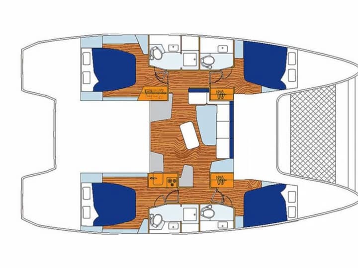 Lefkada 12.94 m Per noleggio Catamarano - #18479 - 9