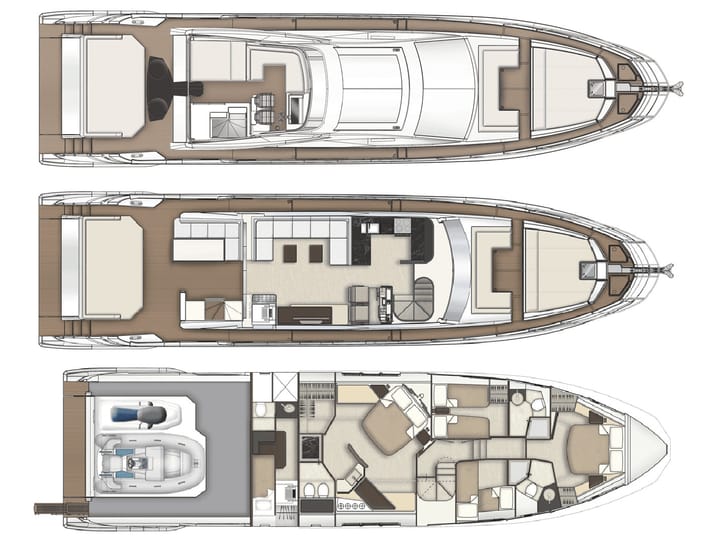Motor Yacht Azimut S7 (2021) for Charter - Podstrana | #18815 - 17
