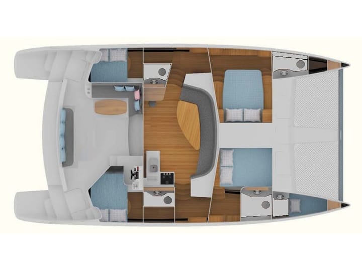  Catamarano Catflash 43 (2022) per Noleggio, overcloccabile Paraty | #18850 - 46