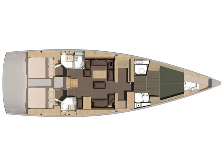  Velero Dufour  560 Grand Large (2017) para Charter - Furnari | #19148 - 17