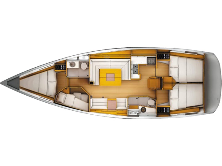  Velero Jeanneau Sun Odyssey 449 (2017) para Charter - Piombino | #1918 - 13