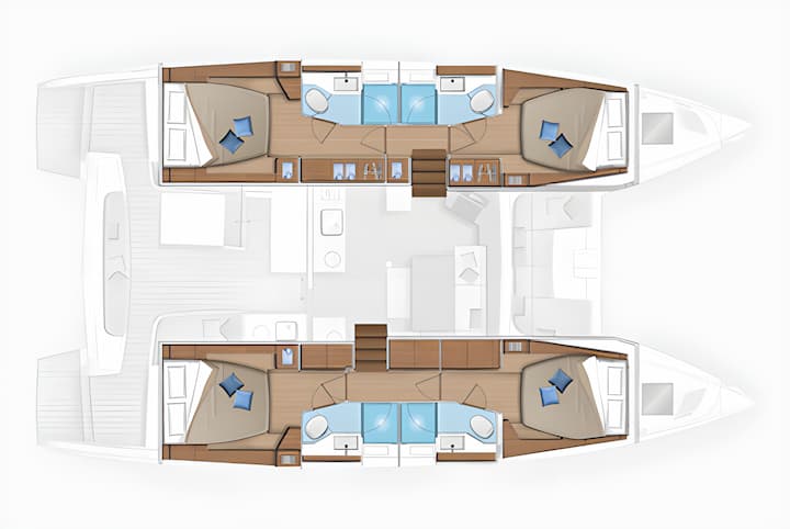  Catamarano Lagoon  46  (2024) per Noleggio, overcloccabile Gouvia | #19196 - 2
