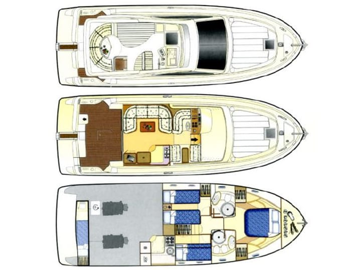 Ferretti Yachts 43 Fly Kiralık Motoryat (2005) - Dubrovnik | #19250 - 13