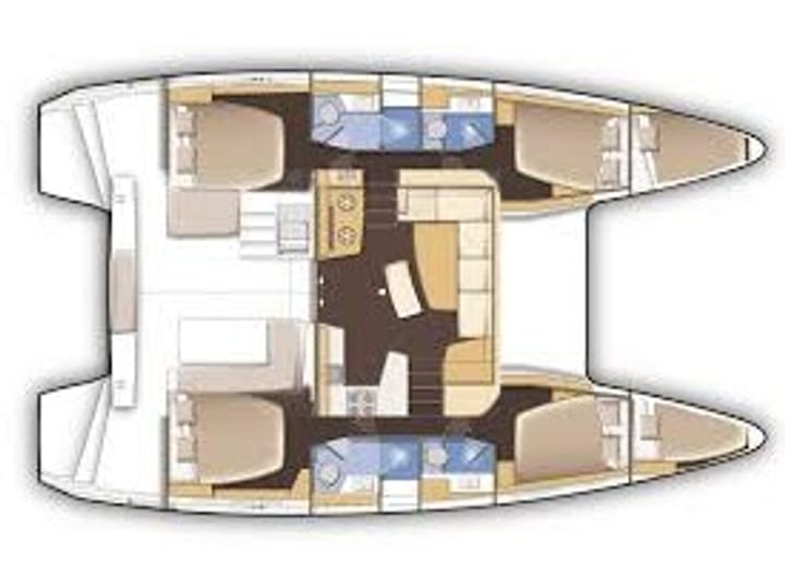 Martinique 12.8 m Für Charter Katamaran — #19460 - 7