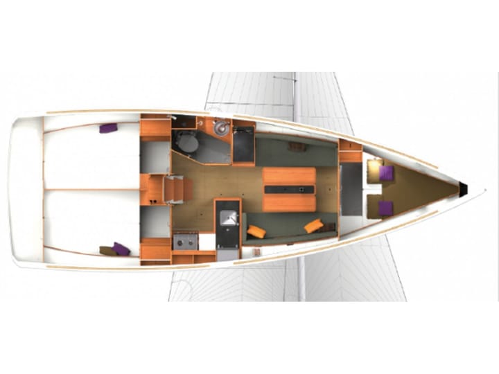 Sailboat Jeanneau Sun Odyssey 54 DS (2009) for Charter - Lefkada | #19614 - 5