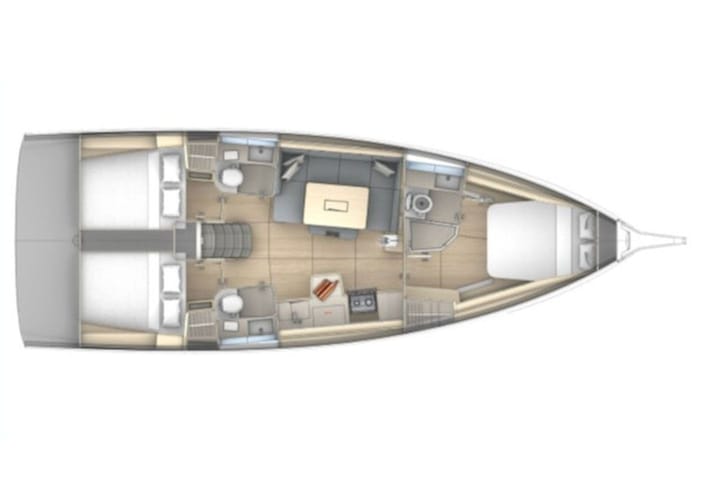 Voilier Dufour 41 (2024) pour Charter - Fethiye | #19620 - 22