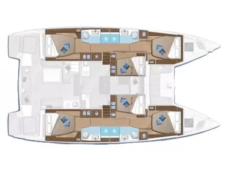  Catamarano Lagoon  50 (2021) per Noleggio, overcloccabile San Giorgio | #19656 - 12