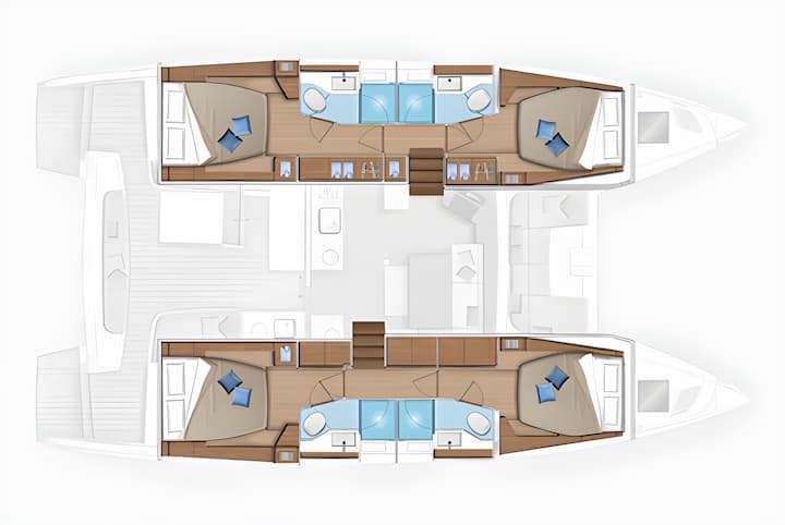  Catamarano Lagoon  46  (2023) per Noleggio, overcloccabile Mahé, Victoria | #19884 - 2