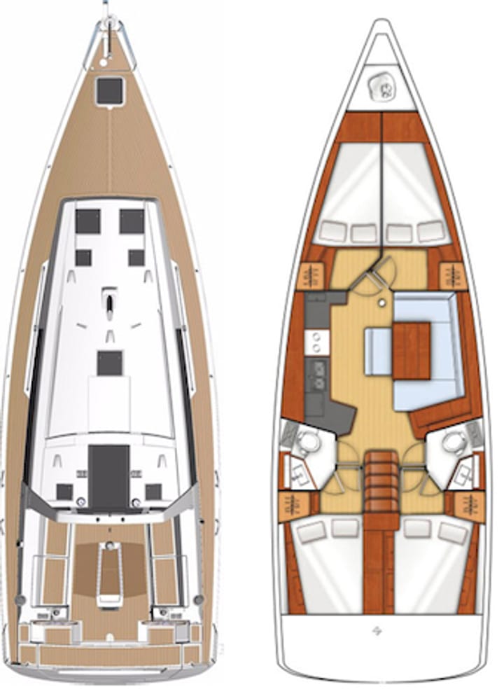 Boca di Magra 13.85 m Para Charter Velero - #20022 - 4