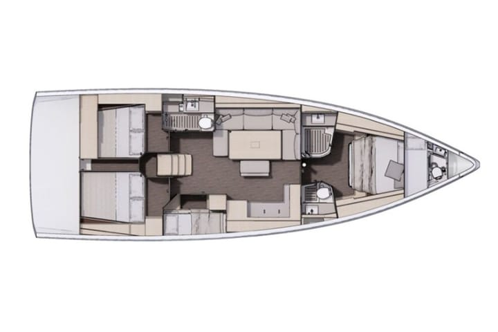 Segelboot Dufour 470 (2022) für Charter - Fethiye | #20031 - 29