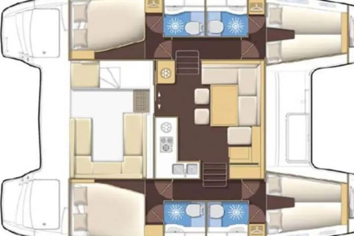 Catamaran Lagoon 400 S2 (2014) pour Charter - Fethiye | #20036 - 20