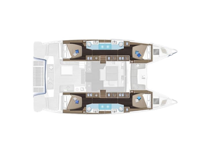 Catamaran Lagoon 51 (2024) pour Charter - Salerne | #20138 - 17