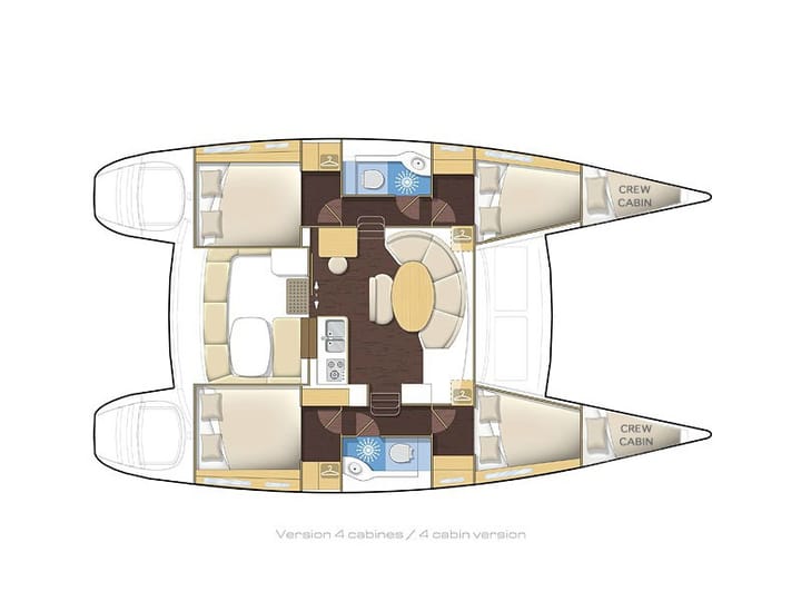 Catamaran Lagoon  380 S2 (2011) for Charter - Preveza | #20219 - 24