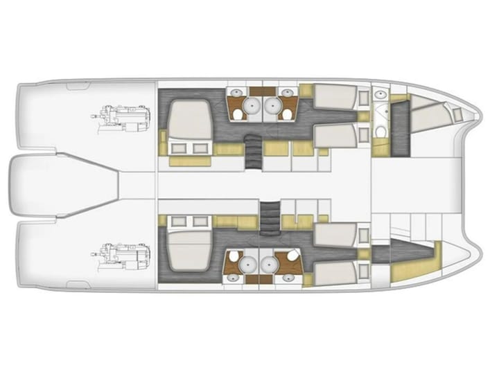Catamaran Fountaine Pajot Queensland 55 (2010) for Charter - Corfu | #20230 - 12