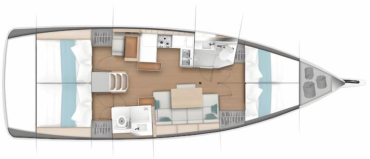 Sailboat Jeanneau Sun Odyssey 440 (2024) for Charter - Nea Peramos - Attica | #20233 - 2