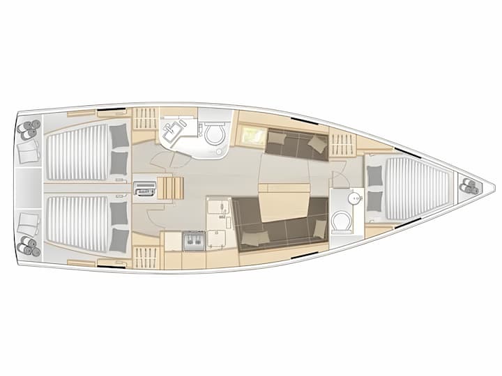 Sailboat Hanse  388 (2024) for Charter - Murter | #20331 - 2