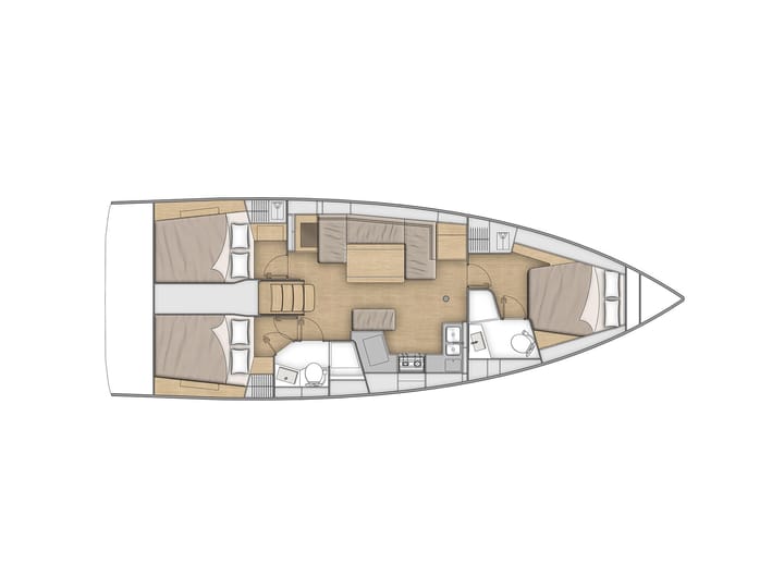  Barca a vela Beneteau Oceanis 40.1 (2024) per Noleggio, overcloccabile Skradin | #20482 - 15