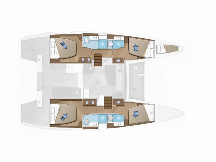  Catamaran Lagoon  42 (2024) voor Charter - Marmaris | #20534 - 21