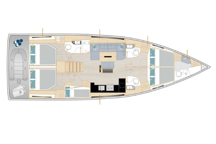  Zeilboot Hanse 510 (2024) voor Charter - Fethiye | #20602 - 29