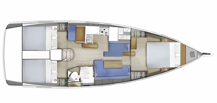 Sailboat Jeanneau Sun Odyssey 410 (2024) for Charter - Palma de Mallorca | #20725 - 2