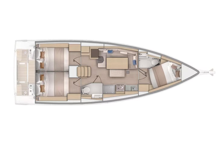 Sailboat Beneteau Oceanis 37.1 (2024) for Charter - Marmaris | #20737 - 10