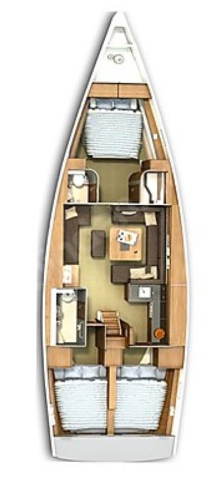  Barca a vela Hanse  430e (2008) per Noleggio, overcloccabile Fethiye | #20741 - 19