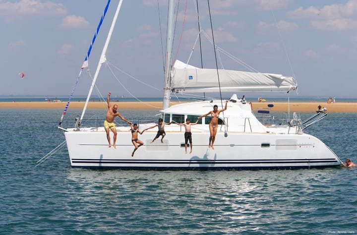 Santorini 12.4 m Para Charter Catamarán - #20920 - 4