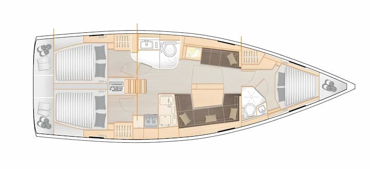 Sailboat Hanse  418 (2022) for Charter - Lefkada | #20927 - 2