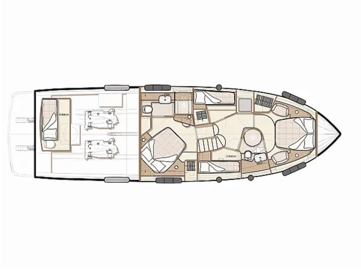 Motor Yacht Azimut  Magellano 53 (2019) for Charter - Dubrovnik | #21021 - 10
