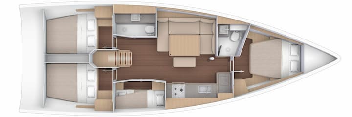 Sailboat Dufour 430 (2024) for Charter - Lefkada | #21277 - 2