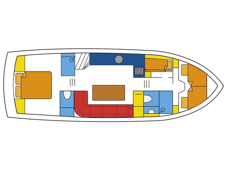 Akkrum 12.5 m Para Charter Lancha motora - #21301 - 23