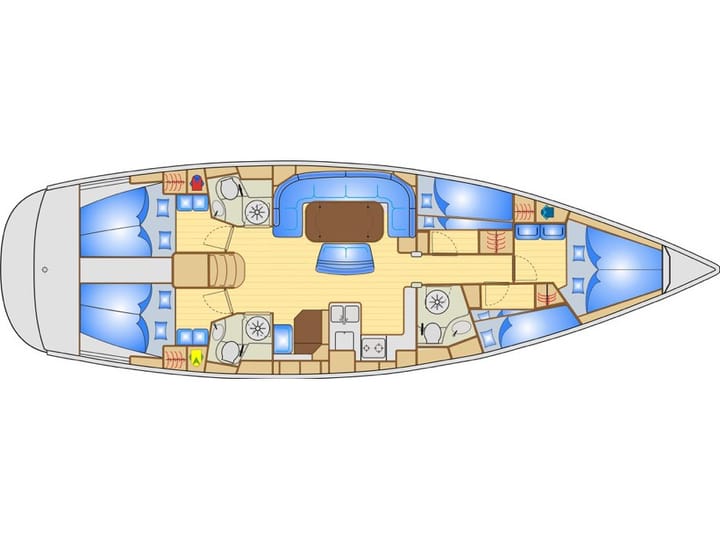  Zeilboot Bavaria  Cruiser 50 (2007) voor Charter - Punat | #21374 - 37