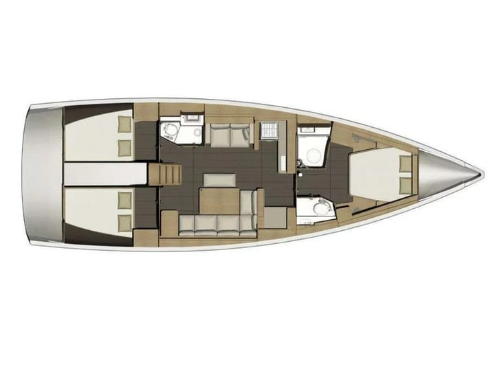 Sailboat Dufour  460 Grand Large (2018) for Charter - Lefkada | #21863 - 4