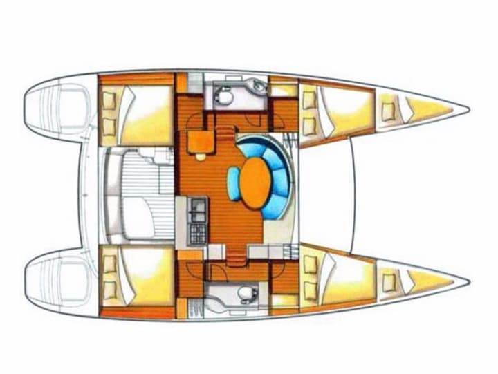 Catamaran Lagoon  380 (2018) for Charter - Lefkada | #21869 - 3