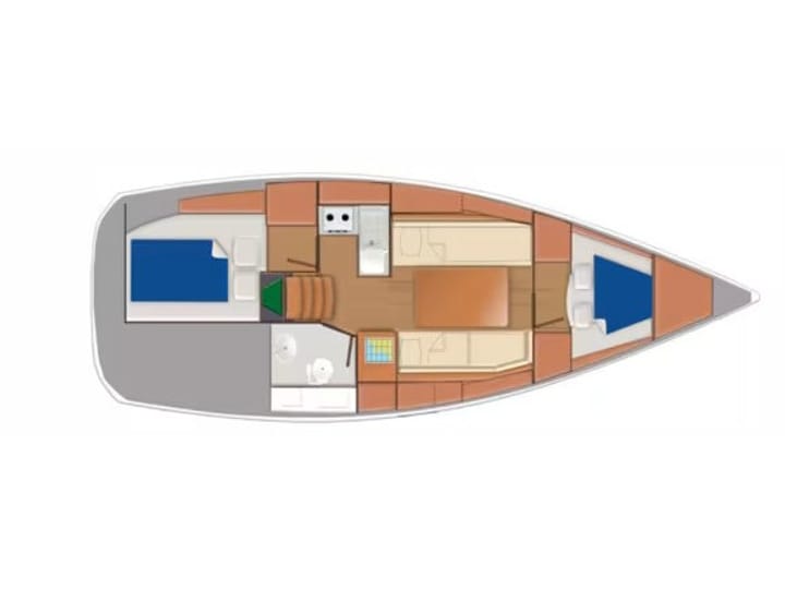   Barca a vela   Jeanneau   Sun Odyssey 319   (2019)  per Noleggio a noleggio, a noleggio, per Noleggio | #  2187  - 5