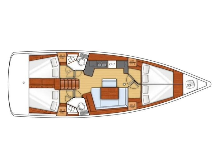 Beneteau Oceanis 45 Kiralık Yelkenli (2013) - Lefkada | #21870 - 5